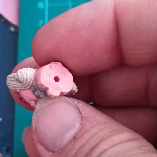 Petal Pink Puppy Charmkins figure pendant by Hasbro, 1980s vintage