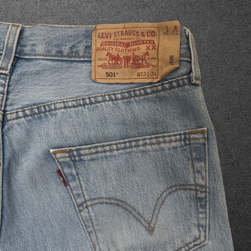 Levi's 501 Original Straight Fit Jeans like new, made in Hungary, W33 L34