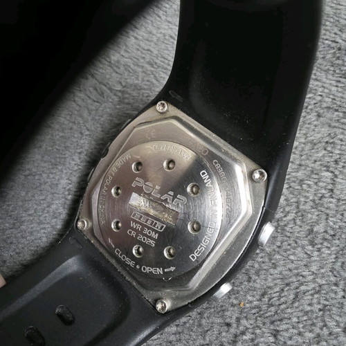 Polar wristwatch used, black, model FA20