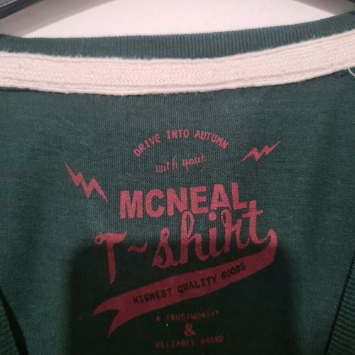 McNeal men's T-shirt used, size Large, green
