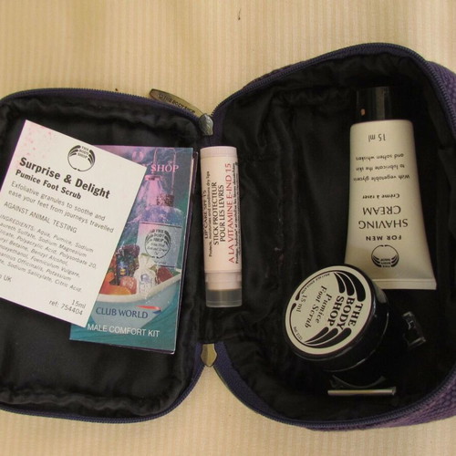 British Airways Vintage Business Class Amenity Kit like new