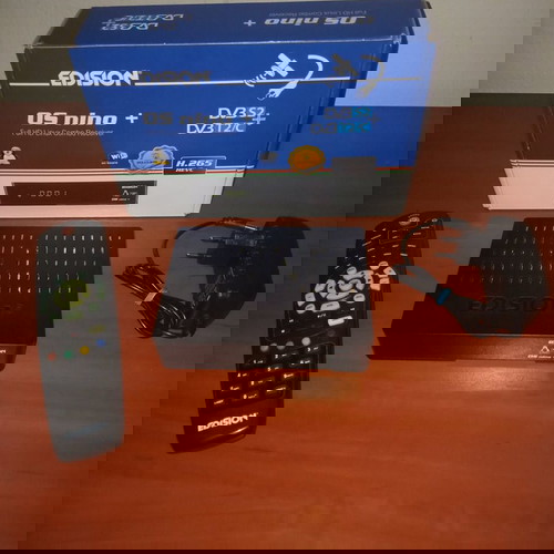 Edision OS Nino+ Δορυφορικός Αποκωδικοποιητής Full HD DVB-S2 DVB-T2 DVB-C σαν καινούργιο