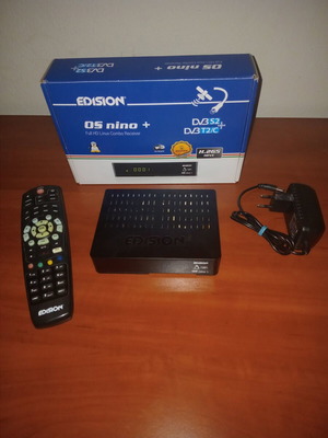 Edision OS Nino+ Δορυφορικός Αποκωδικοποιητής Full HD DVB-S2 DVB-T2 DVB-C σαν καινούργιο