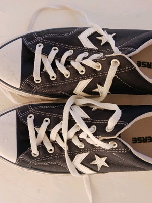 Παπούτσια ανδρικά Converse 42 μεταχειρισμένα, μαύρα