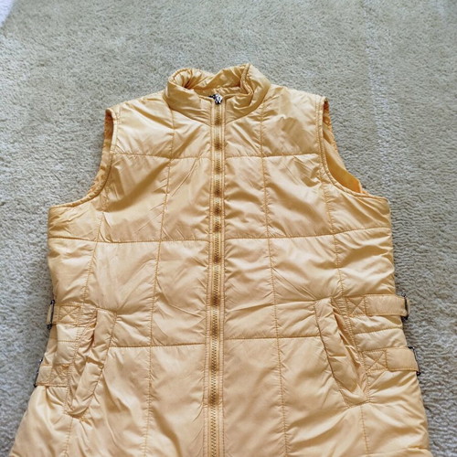 Sleeveless vest used, yellow, size medium