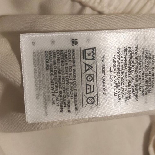 Adidas sweatpants new, white-cream, size L