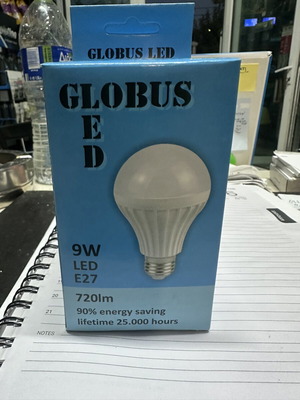 Globus LED 9W E27 light bulb
