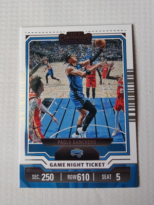 Insert κάρτα Paolo Banchero 2023-24 Panini-Contenders Basketball Game Night Ticket