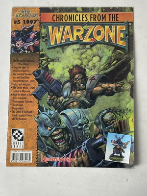 Chronicles from the Warzone #5 1997 tabletop wargame magazine used