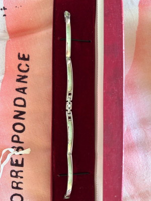 Silver bracelet used