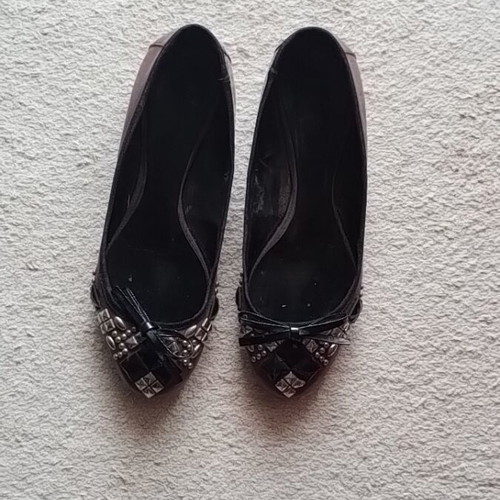 Ballerinas size 37 vintage used, low heel
