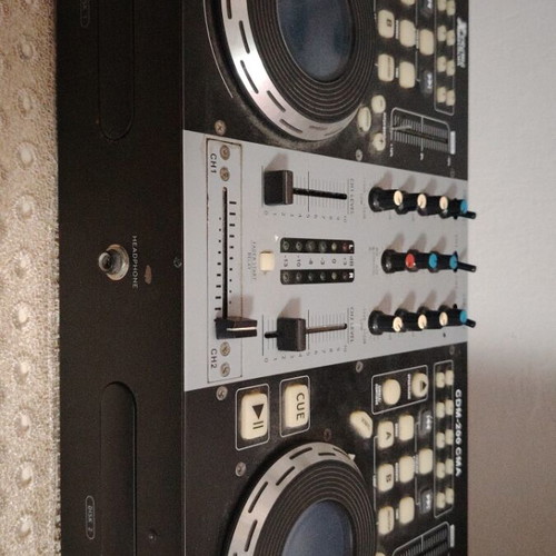 CD-MP3 Player CDM-200CMA with Mixer, Amplifier and Speakers like new