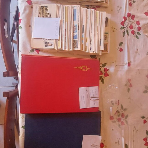 Greek and foreign stamps collection in albums, 1969-1978