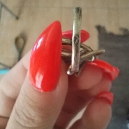Handmade silver 925 ring like new, statement design