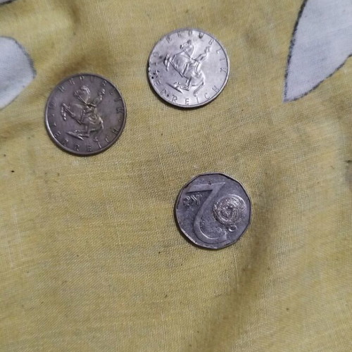 Coins from Czechia used, pack