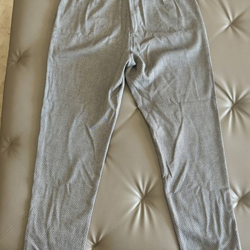 Benetton women's office pants gray micro-houndstooth like new, size XL
