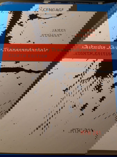 James Stewart, Calculus, early trascendentals.