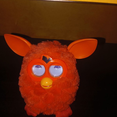 Furby 2012 collectible used, orange, working with speech and eye movement