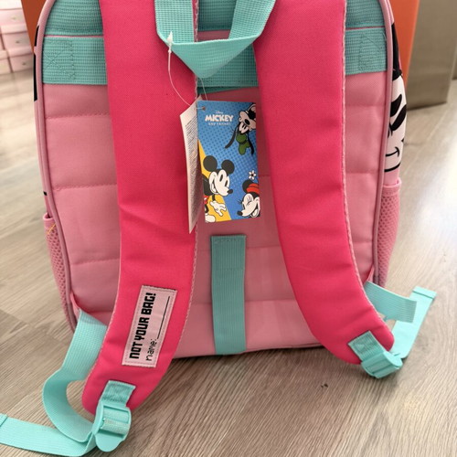 Minnie Mouse children's school backpack, new, pink