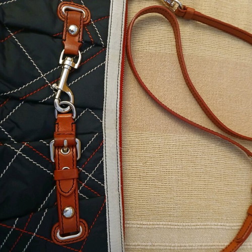 Moschino Chep and Chic bag used, fabric and genuine leather