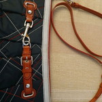 Moschino Chep and Chic bag used, fabric and genuine leather