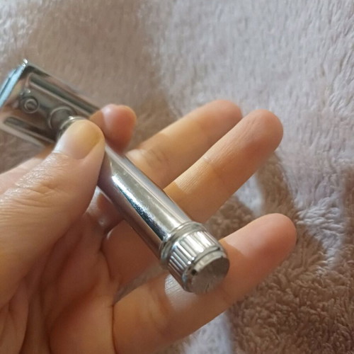Edwin Jagger Chrome DE89BL double edge safety razor like new
