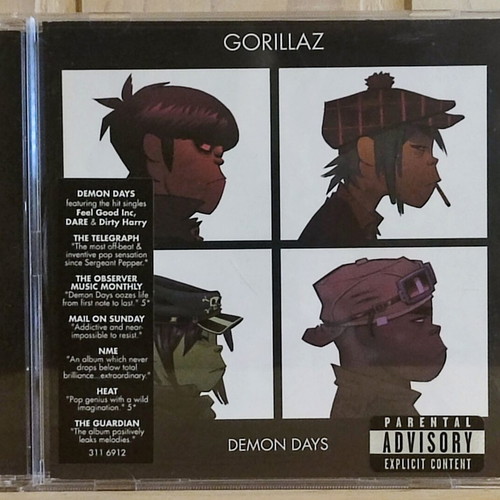 Gorillaz Demon Days CD like new, electronic
