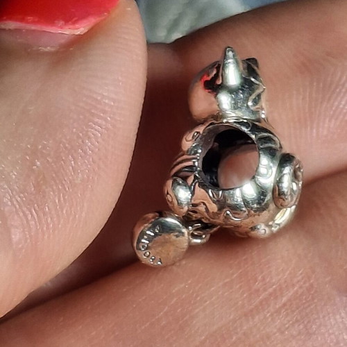 Pandora charm cat silver