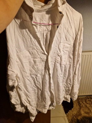 Shein women's shirt used, white, XXL, thick fabric