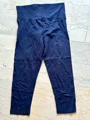 Prenatal Maternity Leggings like new, black and blue, size S
