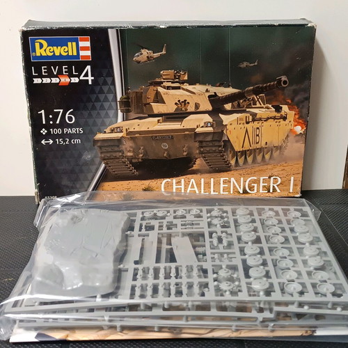 Challenger 1 1:76 tank model kit new by Revell