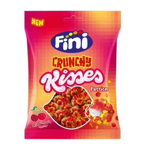 Fini Crunchy Kisses Passion 75gr candy new