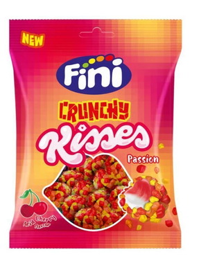Fini Crunchy Kisses Passion 75gr candy new