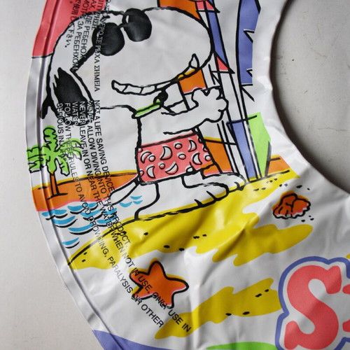 Snoopy in the Summer 50cm Wet Set Intex life buoy new vintage 1991