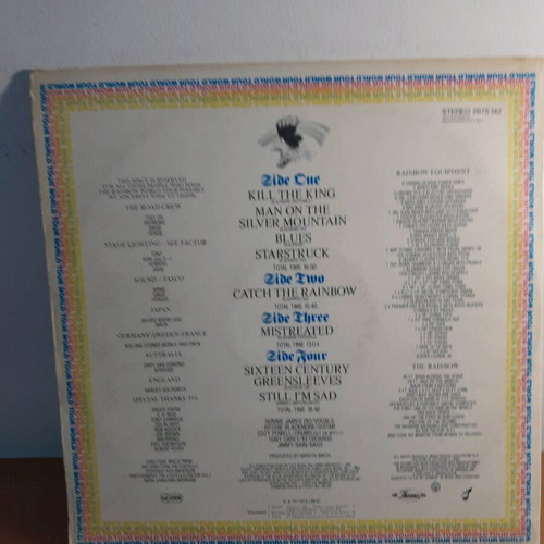 Rainbow On Stage double vinyl used, rock