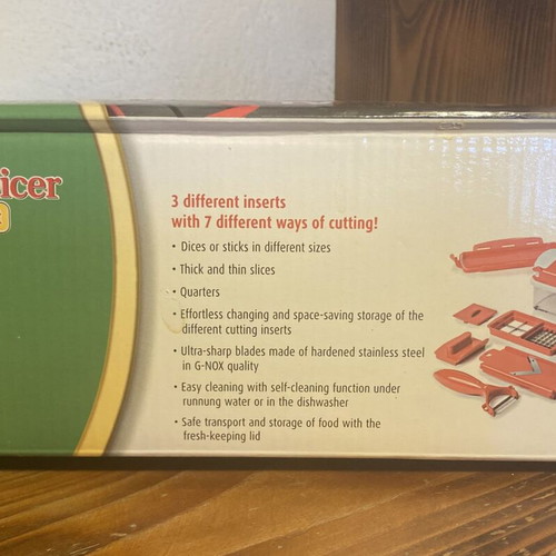 Genius Nicer Dicer Smart Vegetable Cutter Set 9 pcs new