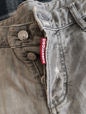 Dsquared2 τζιν παντελόνι σαν καινούργιο, γκρι, μέγεθος 50