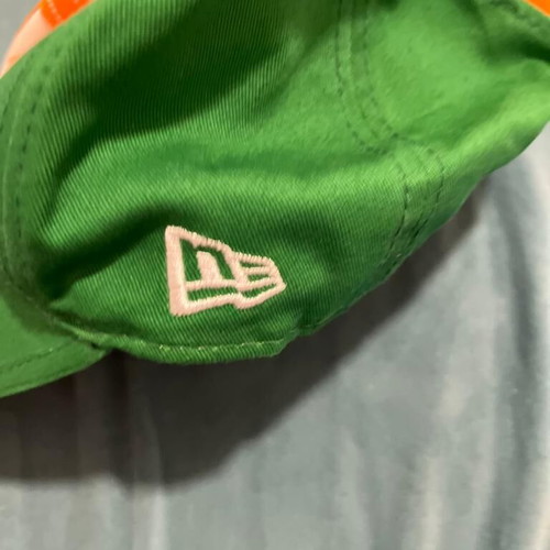 SV Werder Bremen New Era hat used, size 56, green and orange