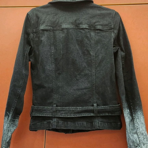 Black denim jacket Trussardi like new, size M