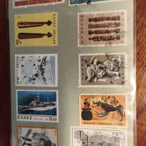 Leaflets, stamps and cards like new