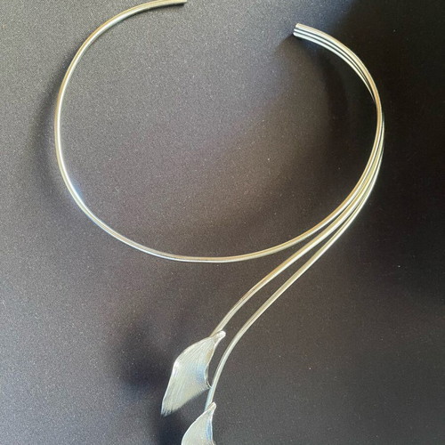 Handmade silver necklace new