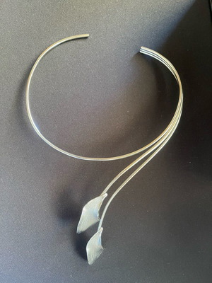 Handmade silver necklace new