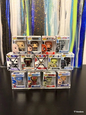 Σετ Funko Pop Bitty 11 τεμαχίων με θήκη 4 θέσεων