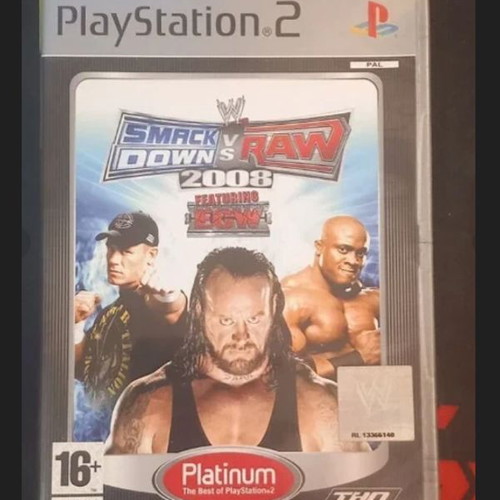 Smackdown vs Raw 2008 PS2 game