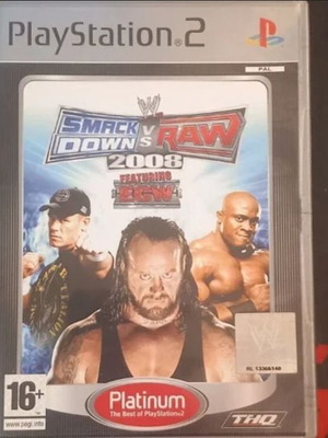 Smackdown vs Raw 2008 PS2 game