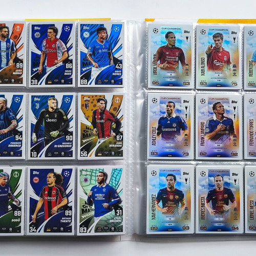 Topps Match Attax Champions League & Europa League 2025-2026 complete set like new
