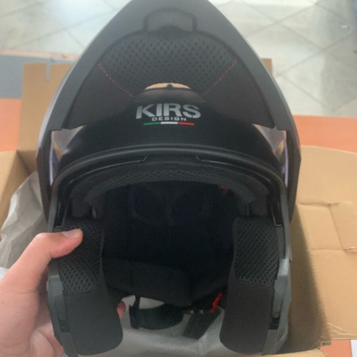 KIRS Design helmet size Large black matt new