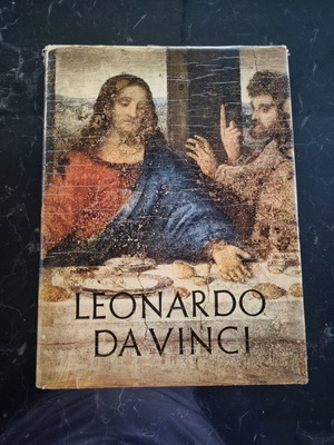 Leonardo Da Vinci 1956 art book used, English