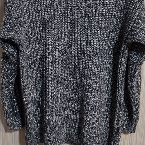 Celestino pullover medium used, black with metallic thread