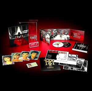 Scarface The Film Vault Edition 4K +The Goonies Titans of Cult  4k UHD Blu Ray Ltd Edition Steelbook